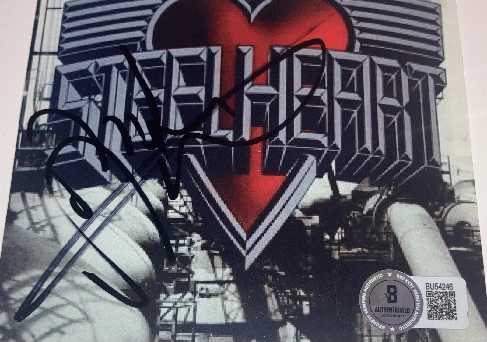 MILJENKO MATIJEVIC SIGNED AUTOGRAPHED STEELHEART CD FRAMED BAS COA VERY RARE 1/1, изображение 2