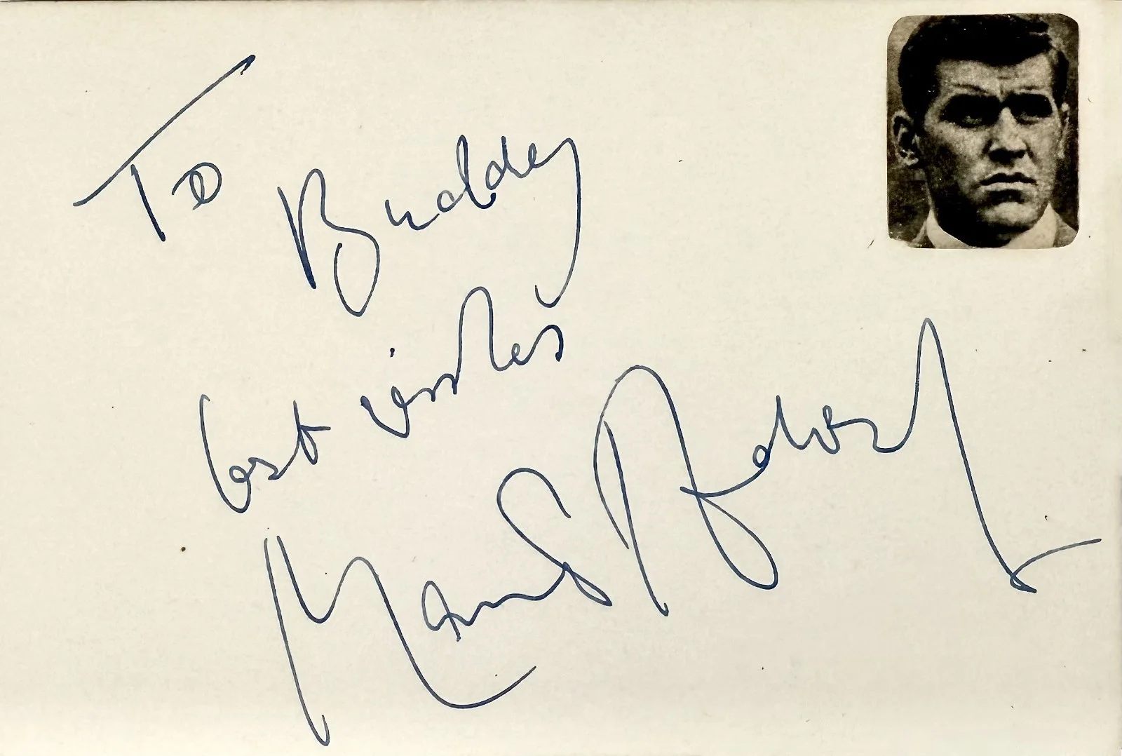 Mario Adorf — MARIO ADORF Signed Autograph 4" x 6" INDEX CARD The Tin Drum Caliber 9 ROSA ROTH