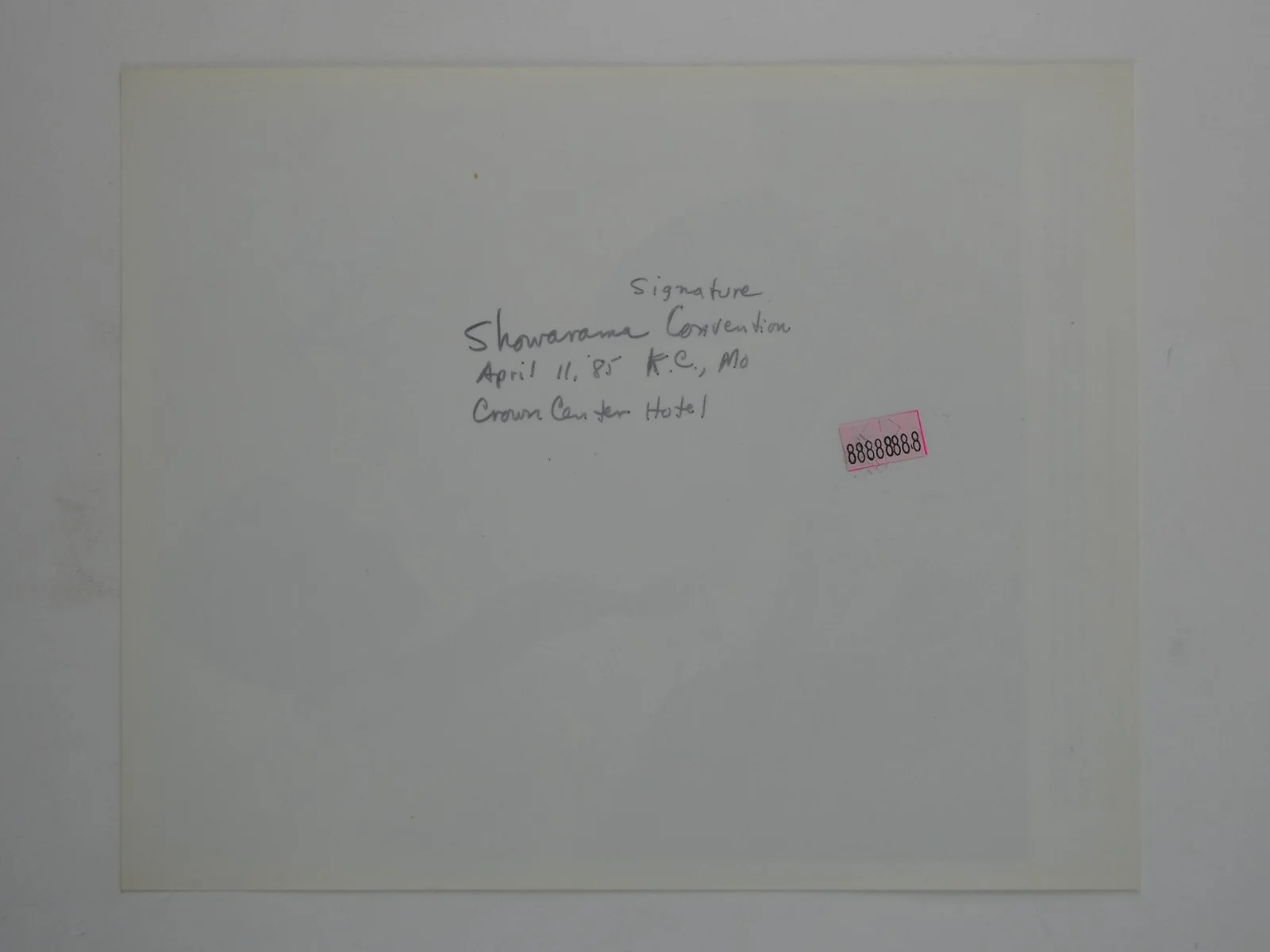 Victor Banerjee — Victor Banerjee Signed B&W 8x10 Promo Photo A Passage To India Personalized Doug, image 3