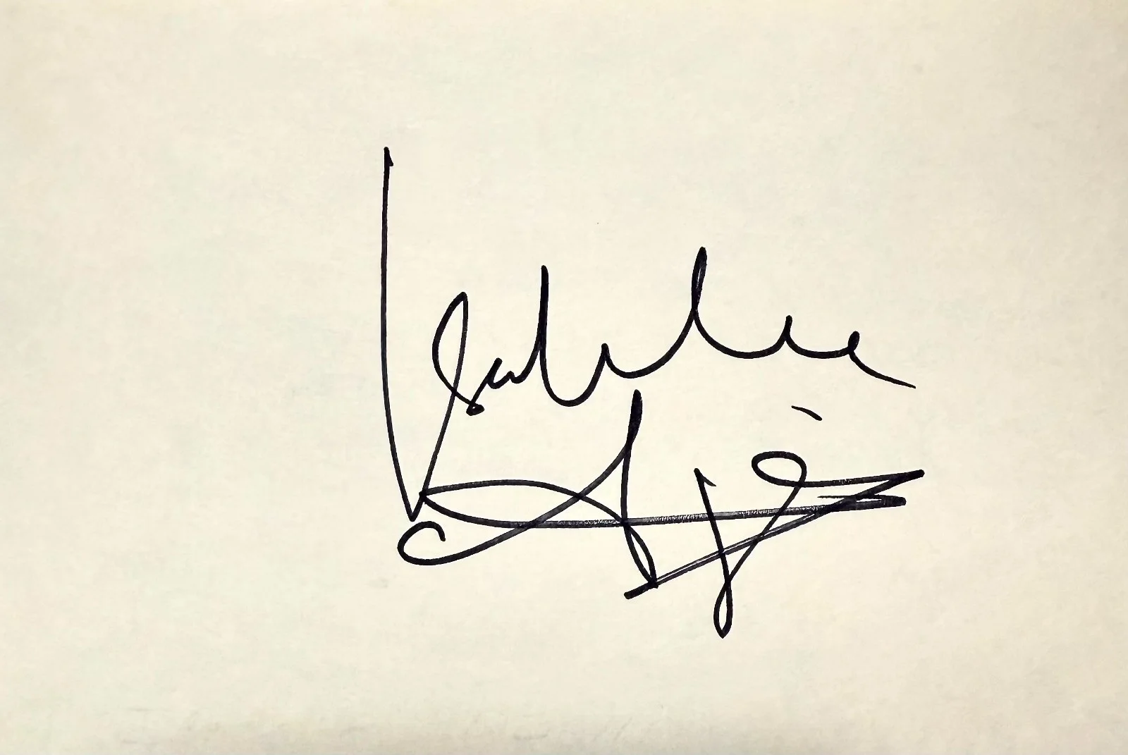 Isabelle Adjani — ISABELLE ADJANI Signed Autographed 4" x 6" INDEX CARD Nosferatu the Vampyre, изображение 4