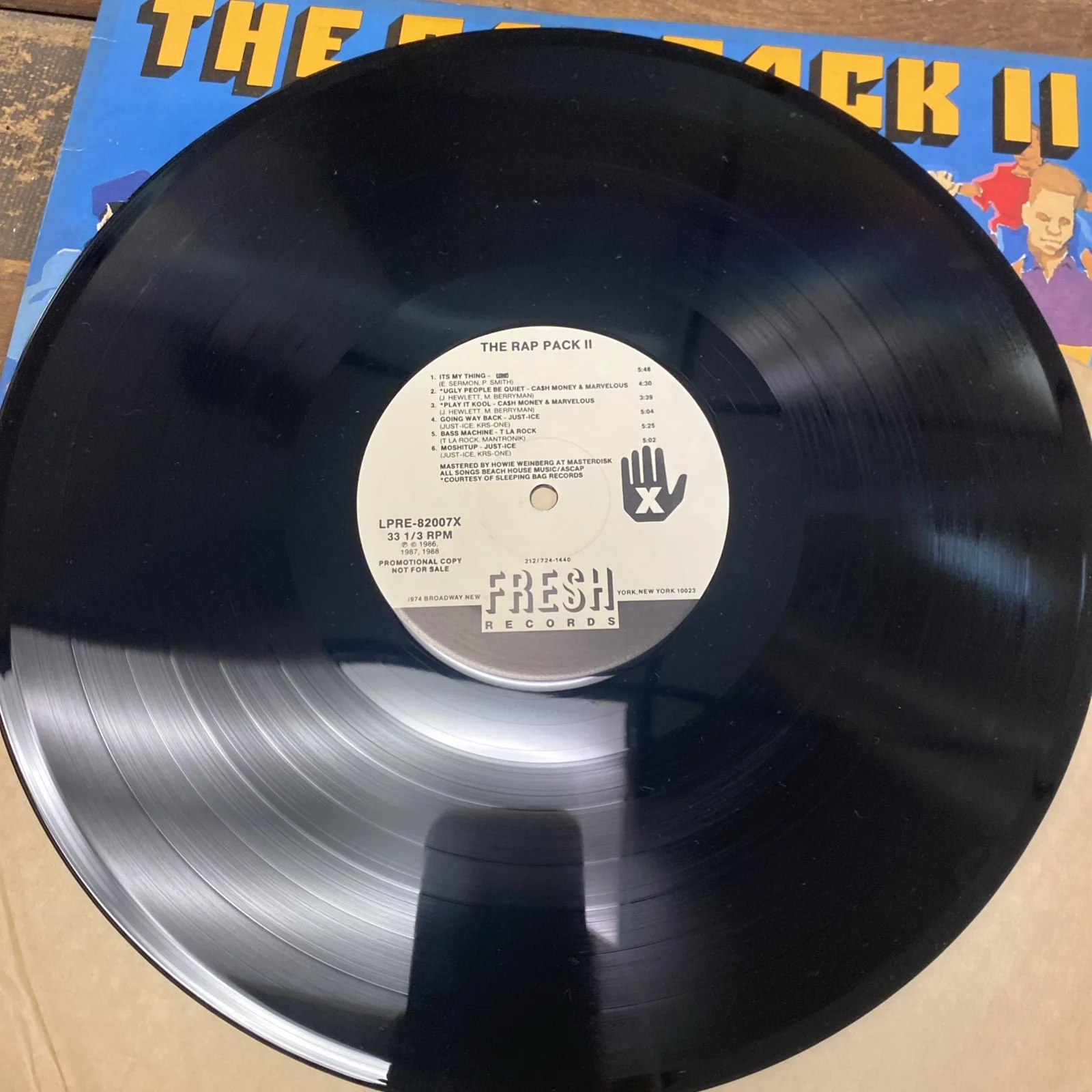 M Rap Pack II 2 Vinyl Record Promo VG+, image 3