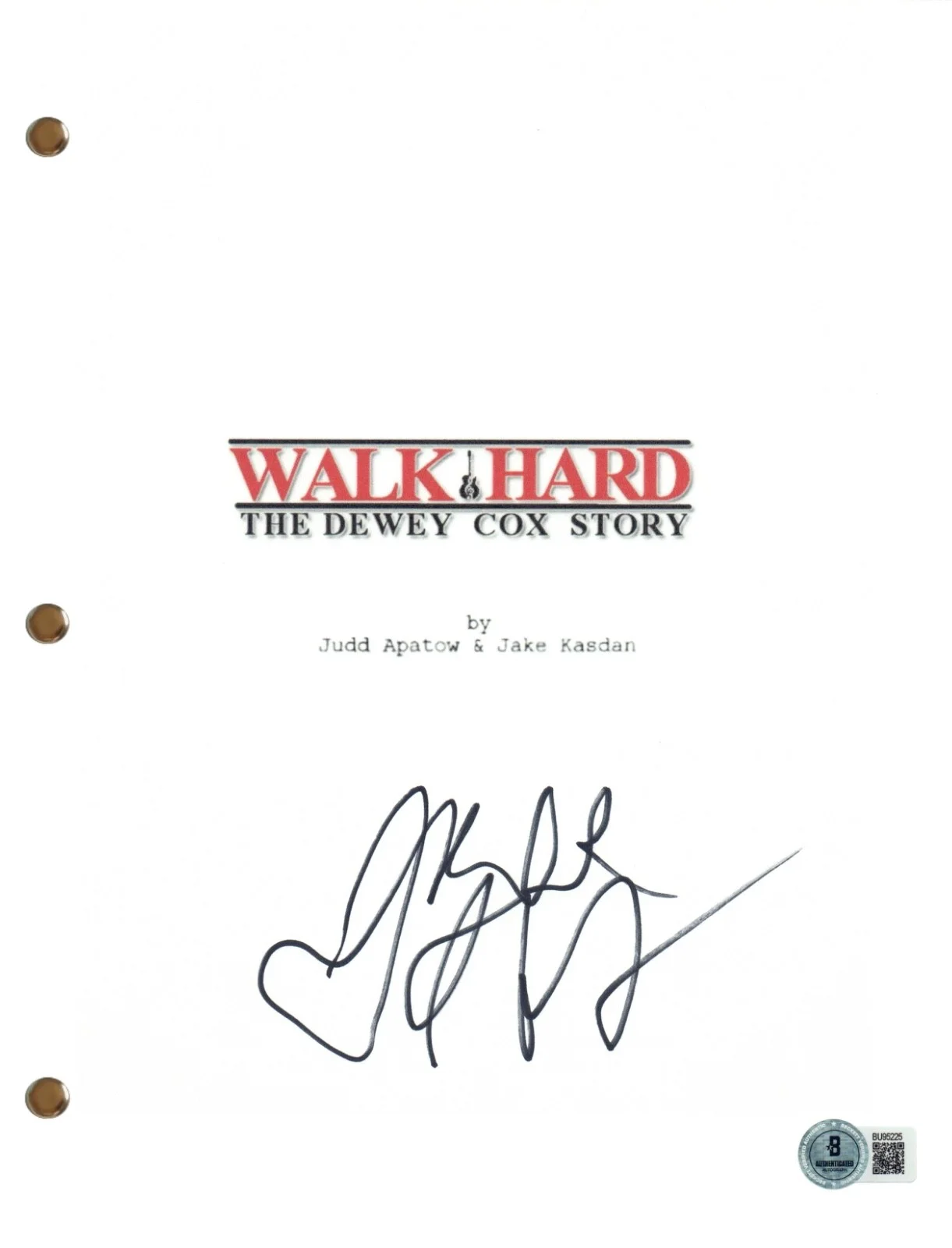 Judd Apatow — Judd Apatow Signed Autograph Walk Hard The Dewey Cox Story Movie Script BAS COA, image 2