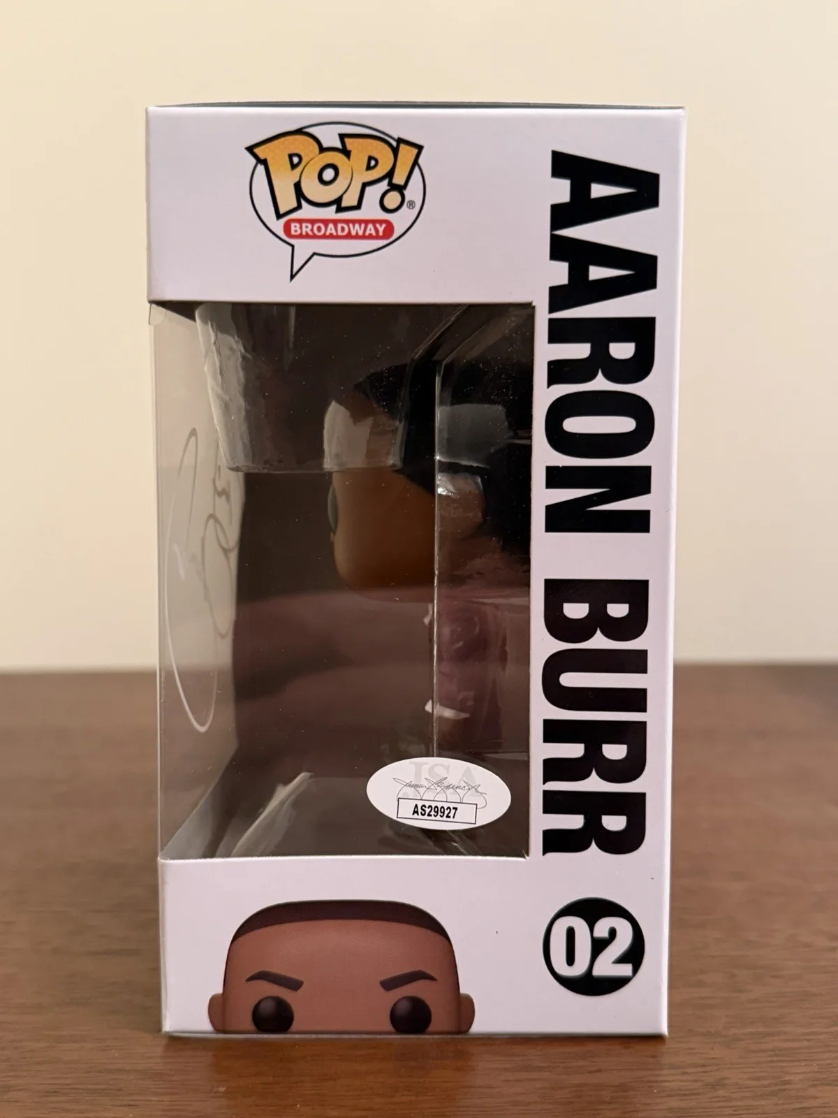 Leslie Odom Jr — Leslie Odom JR Signed Funko Pop Hamilton Aaron Burr JSA Certified Nice Auto!, изображение 2