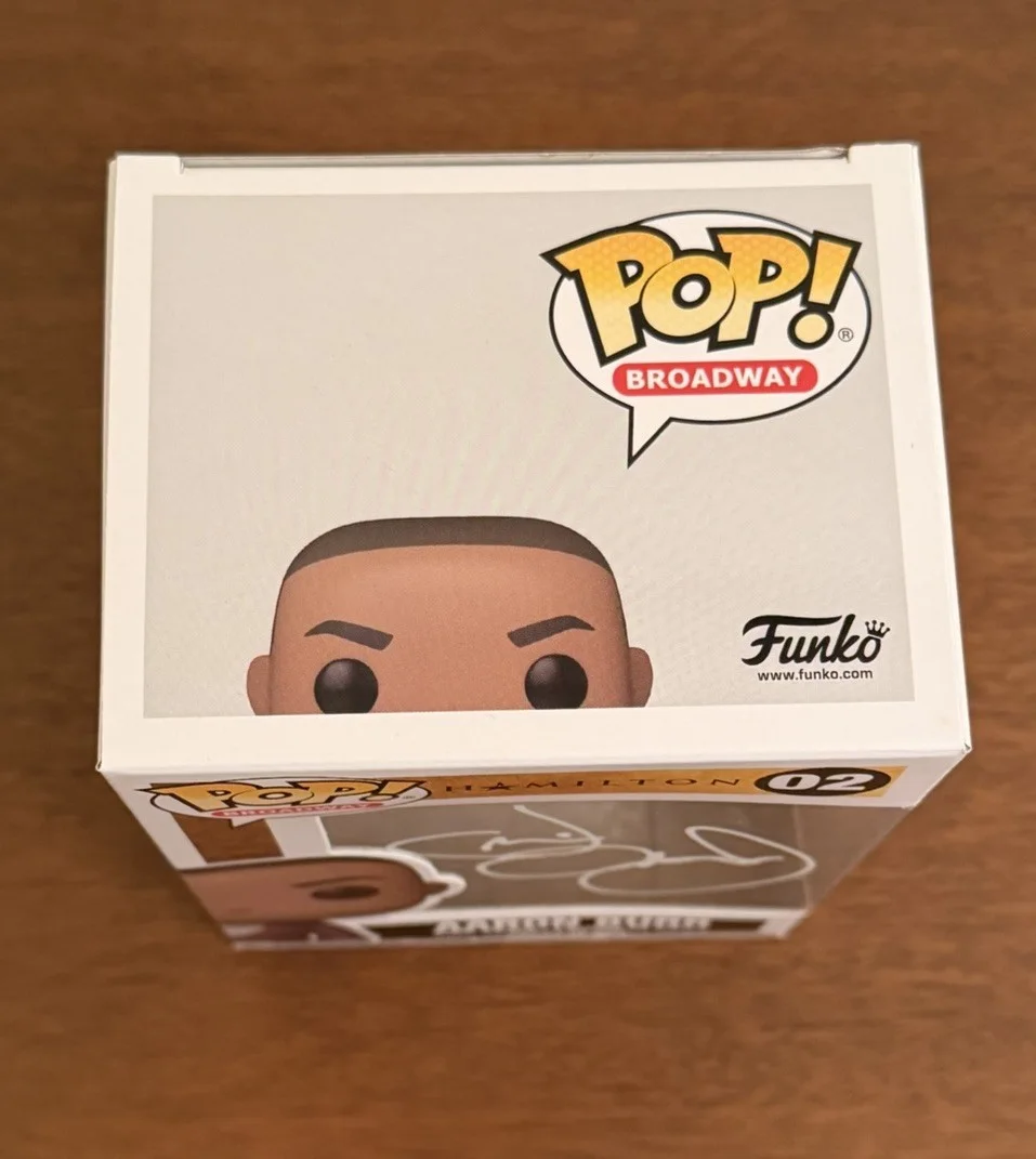 Leslie Odom Jr — Leslie Odom JR Signed Funko Pop Hamilton Aaron Burr JSA Certified Nice Auto!, изображение 5