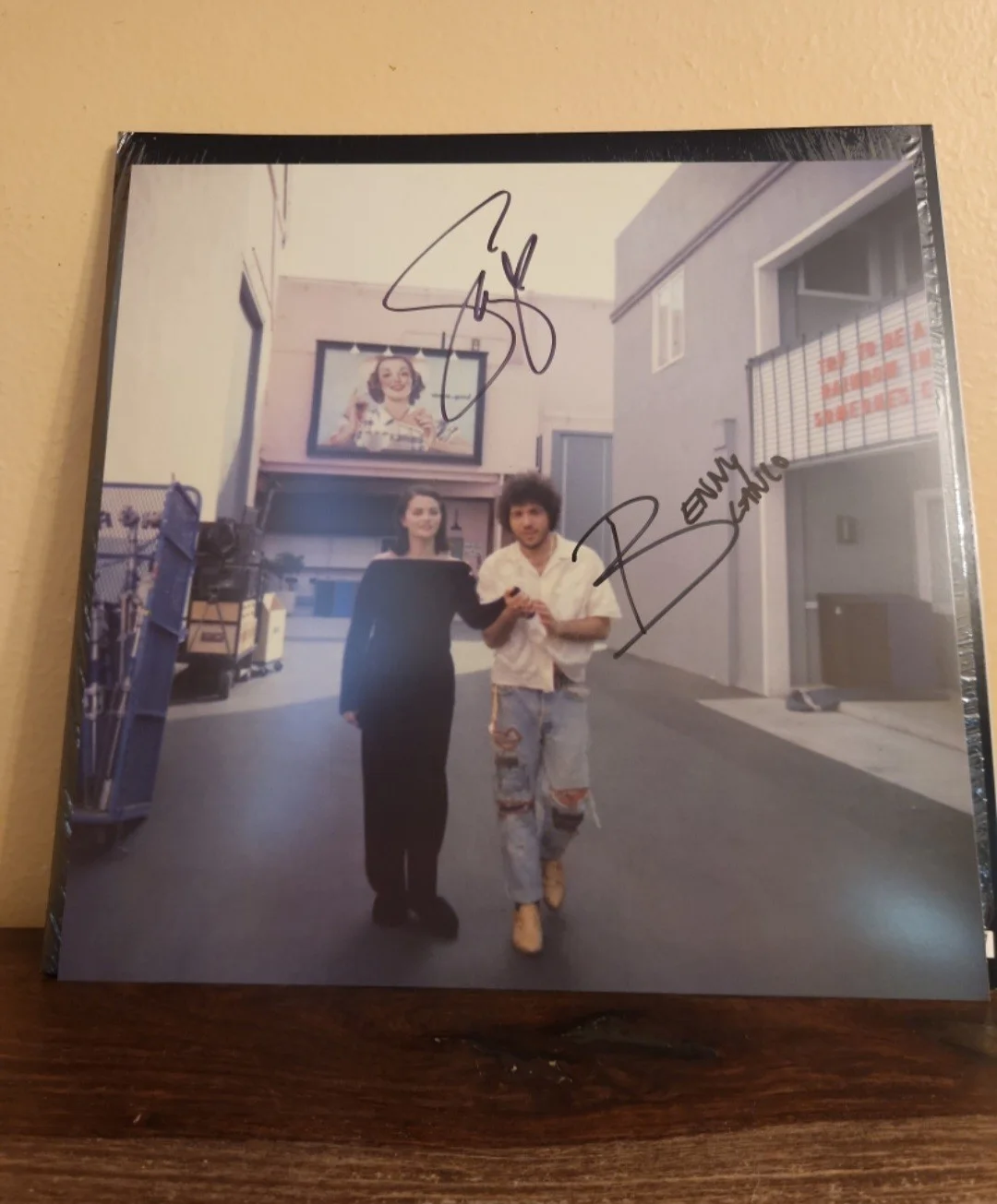 SIGNED SELENA GOMEZ BENNY BLANCO I SAID I LOVE YOU FIRST VINYL RECORD AUTOGRAPH, image 2