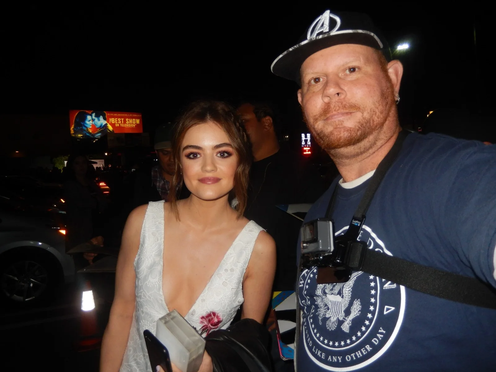LUCY KATE HALE — Lucy Kate Hale Pretty Little Liars matted signed index card with photo 11x17 #1, изображение 3
