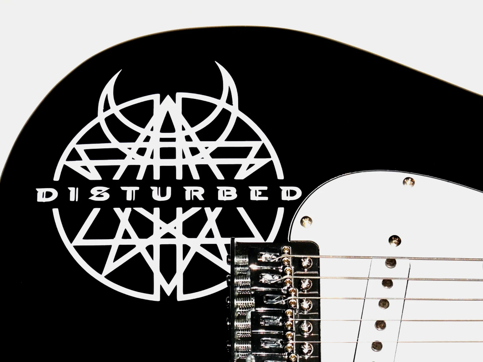 DAVID DRAIMAN AUTOGRAPHED ELECTRIC GUITAR (DISTURBED) - PSA DNA!, image 3
