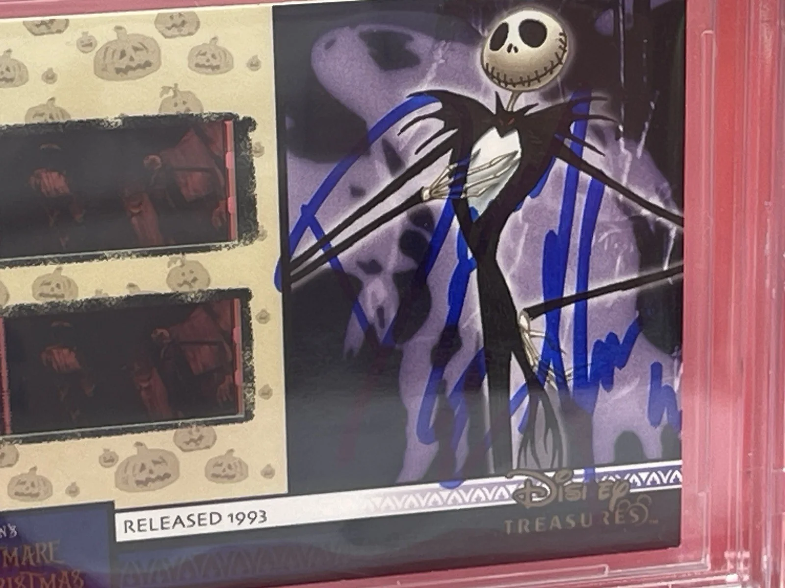 Danny Elfman — Danny Elfman signed Jack Skelington Disney NBC Trading Card Slabbed 10 Slabbed, image 2