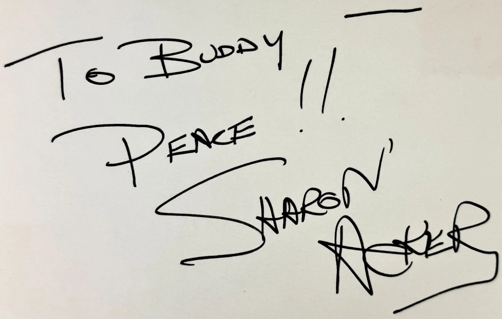 Sharon Acker — SHARON ACKER Signed Autograph 4" x 6" INDEX CARD The New Perry Mason STAR TREK, изображение 4