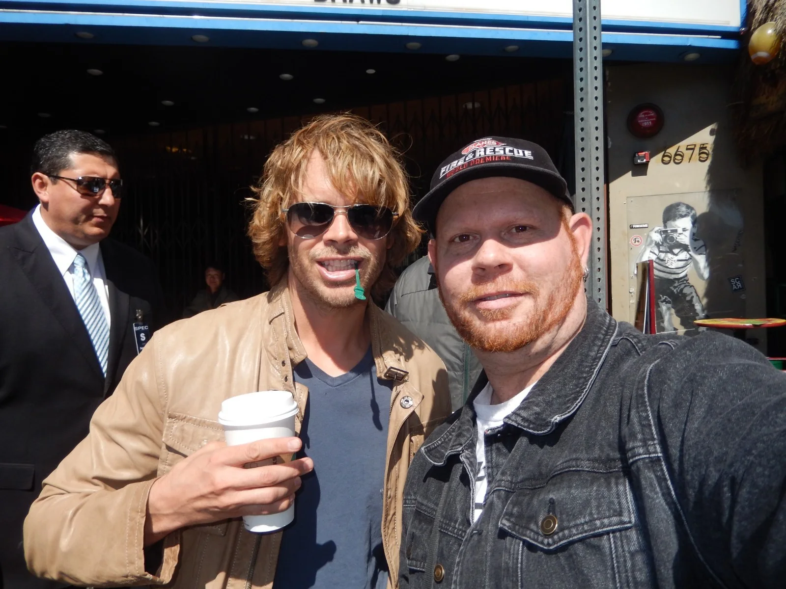 ERIC CHRISTIAN OLSEN — Eric Christian Olsen NCIS: LA matted signed index card with photo 11x17 #1 Marty, изображение 3