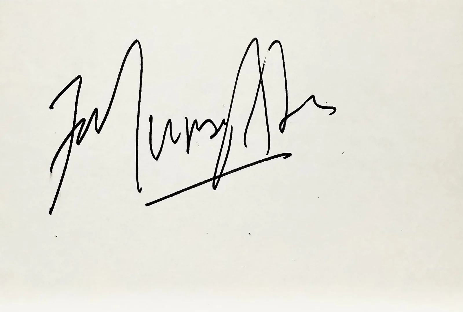 F. Murray Abraham — F. MURRAY ABRAHAM Signed Autograph 4" x 6" INDEX CARD Scarface THIRTEEN GHOSTS, image 4