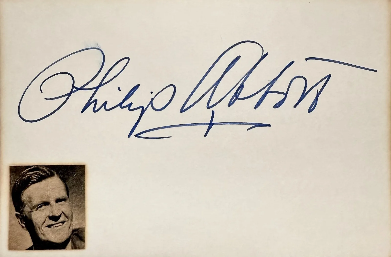 Phillip Abbott — PHILLIP ABBOTT Signed Autographed 4"x 6" INDEX CARD THE INVISIBLE BOY HANGAR 18, изображение 4