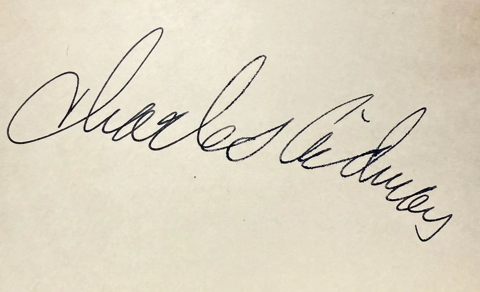 Charles Aidman — CHARLES AIDMAN Signed Autograph 4" x 6" INDEX CARD Kotch The House of the Dead, изображение 2