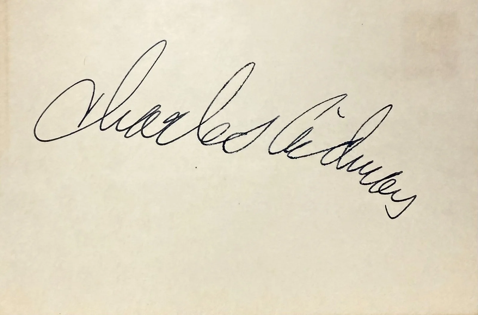 Charles Aidman — CHARLES AIDMAN Signed Autograph 4" x 6" INDEX CARD Kotch The House of the Dead, изображение 4