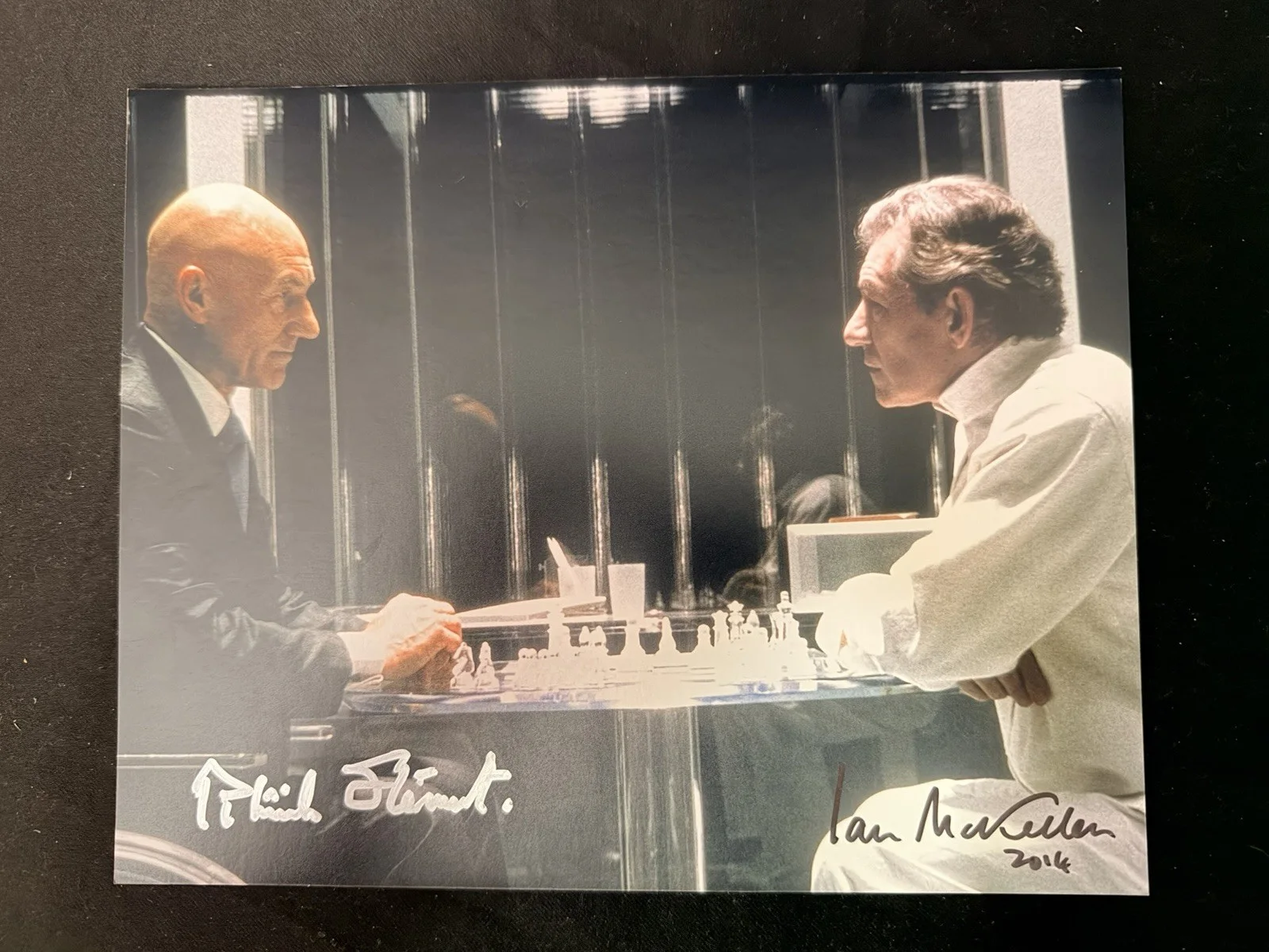 PATRICK STEWART, IAN MCKELLEN — PATRICK STEWART and IAN MCKELLEN SIGNED 8x10 X-MEN JSA Beckett, image 2