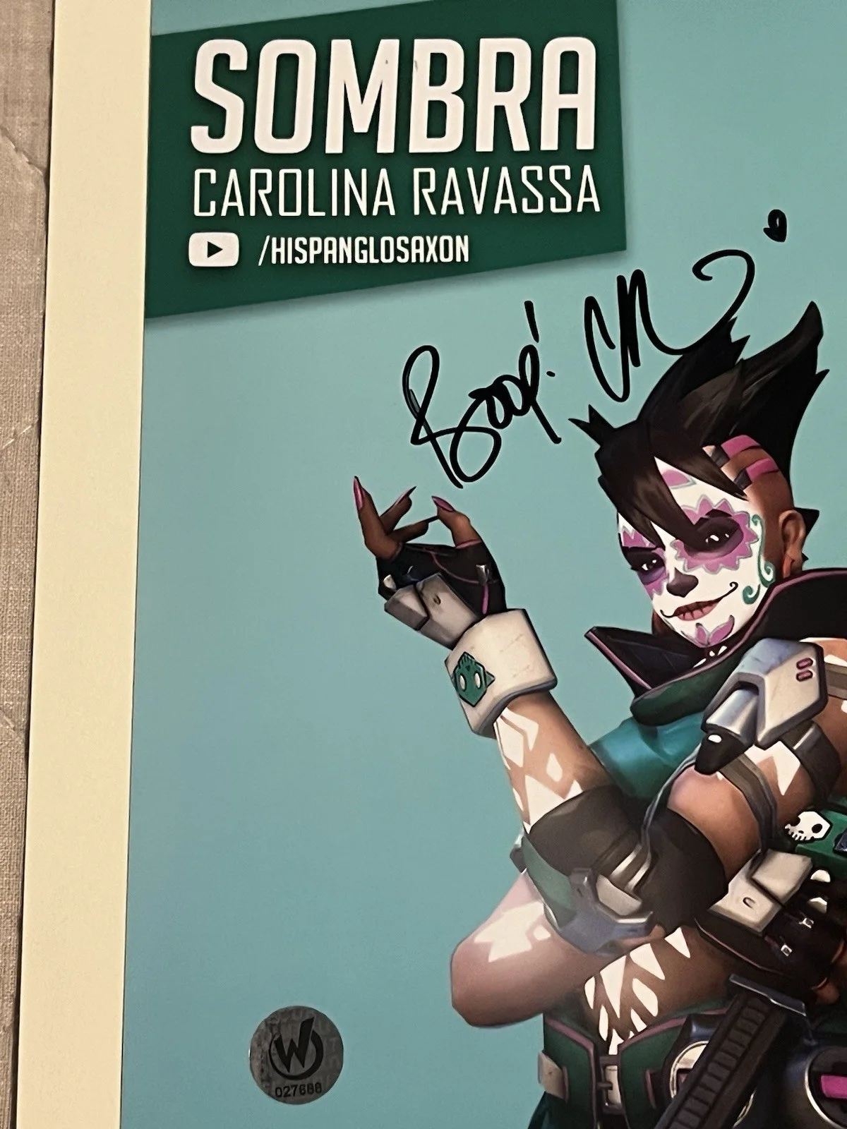Carolina Ravassa — Carolina Ravassa Overwatch "Boop!" Authentic Signed 8x10 Photo Wizard World*, изображение 2
