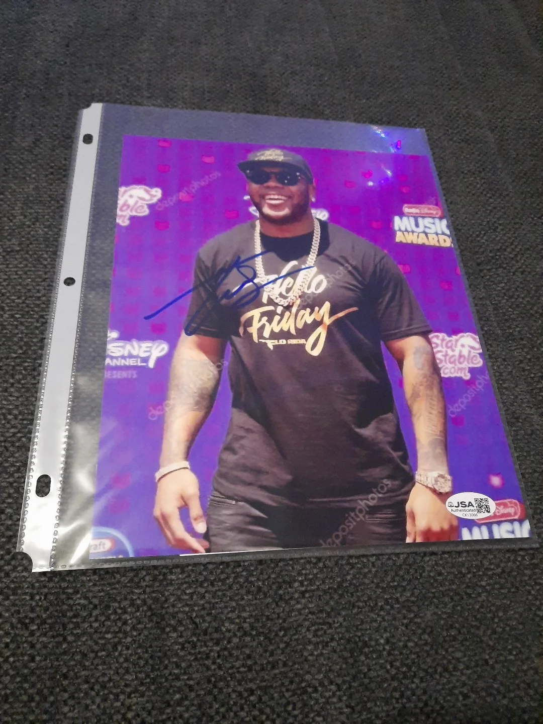 Flo Rida — Flo Rida signed photo autographed JSA Certified Photo 🔥🔥🔥