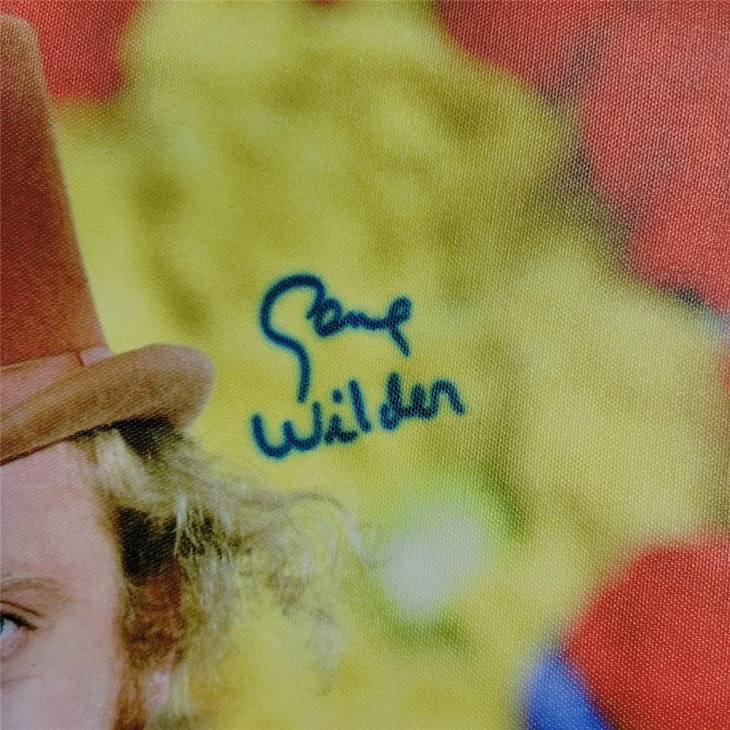 Gene Wilder — Gene Wilder signed Willy Wonka 16x20 Canvas Photo Autograph (B) ~ PSA/DNA COA, image 2