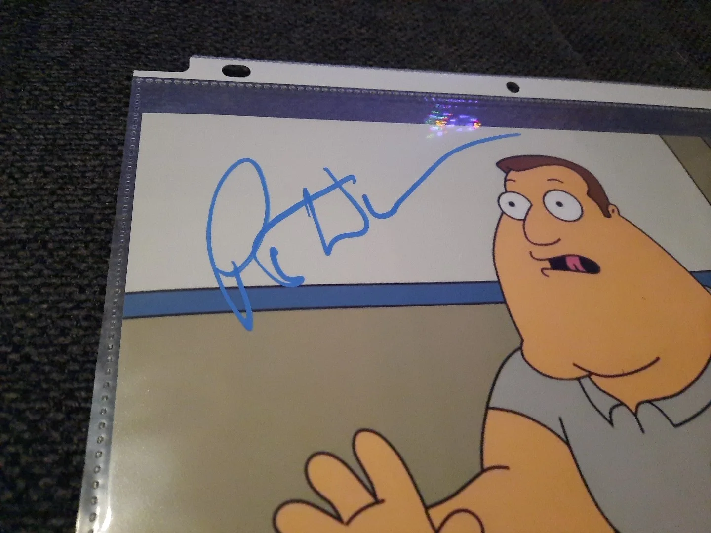 Patrick Warburton — Patrick Warburton signed photo autographed JSA Certified Family Guy Joe Swanson, image 2