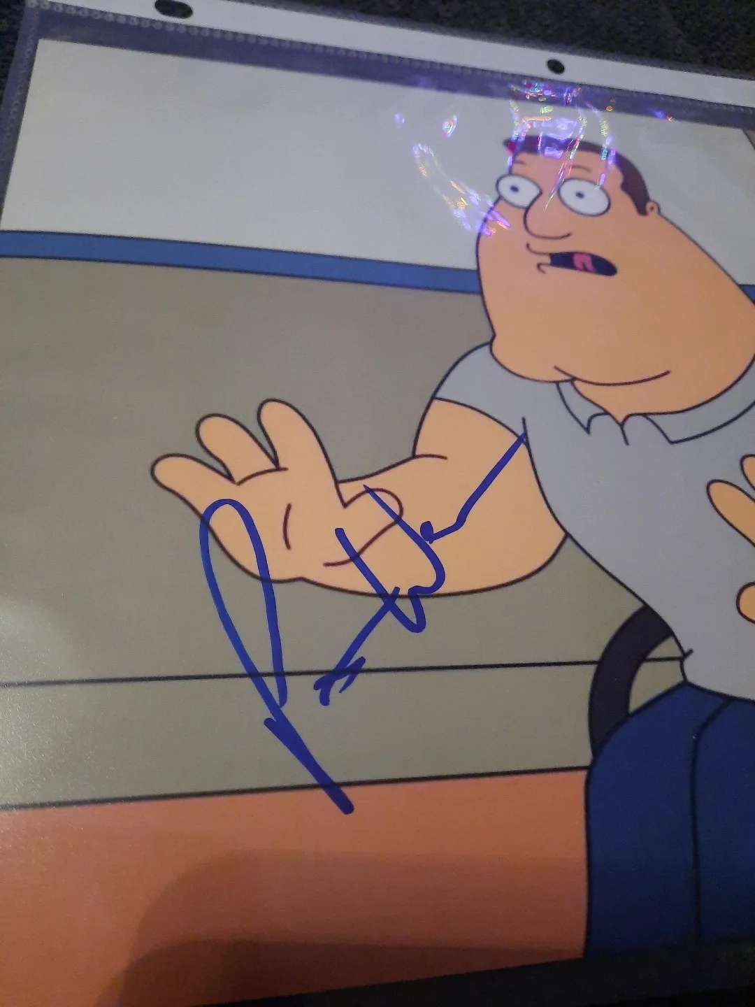 Patrick Warburton — Patrick Warburton signed photo autographed JSA Certified Family Guy Joe Swanson, image 2
