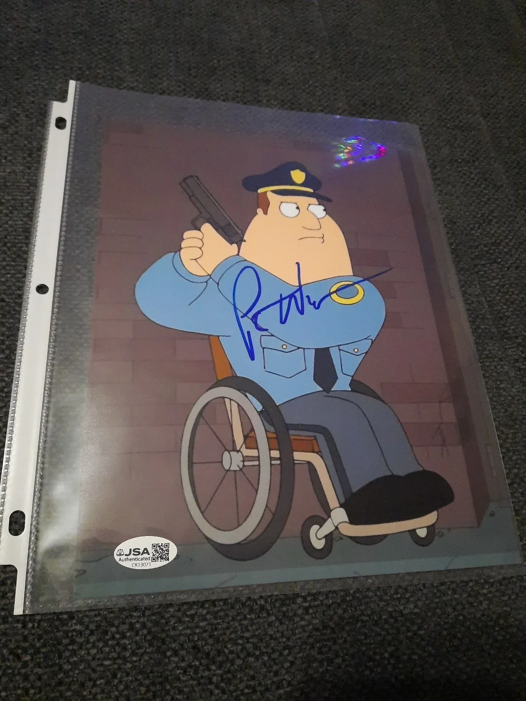 Patrick Warburton — Patrick Warburton signed photo autographed JSA Certified Family Guy Joe Swanson