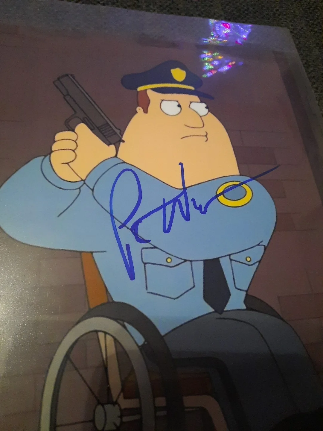 Patrick Warburton — Patrick Warburton signed photo autographed JSA Certified Family Guy Joe Swanson, image 2