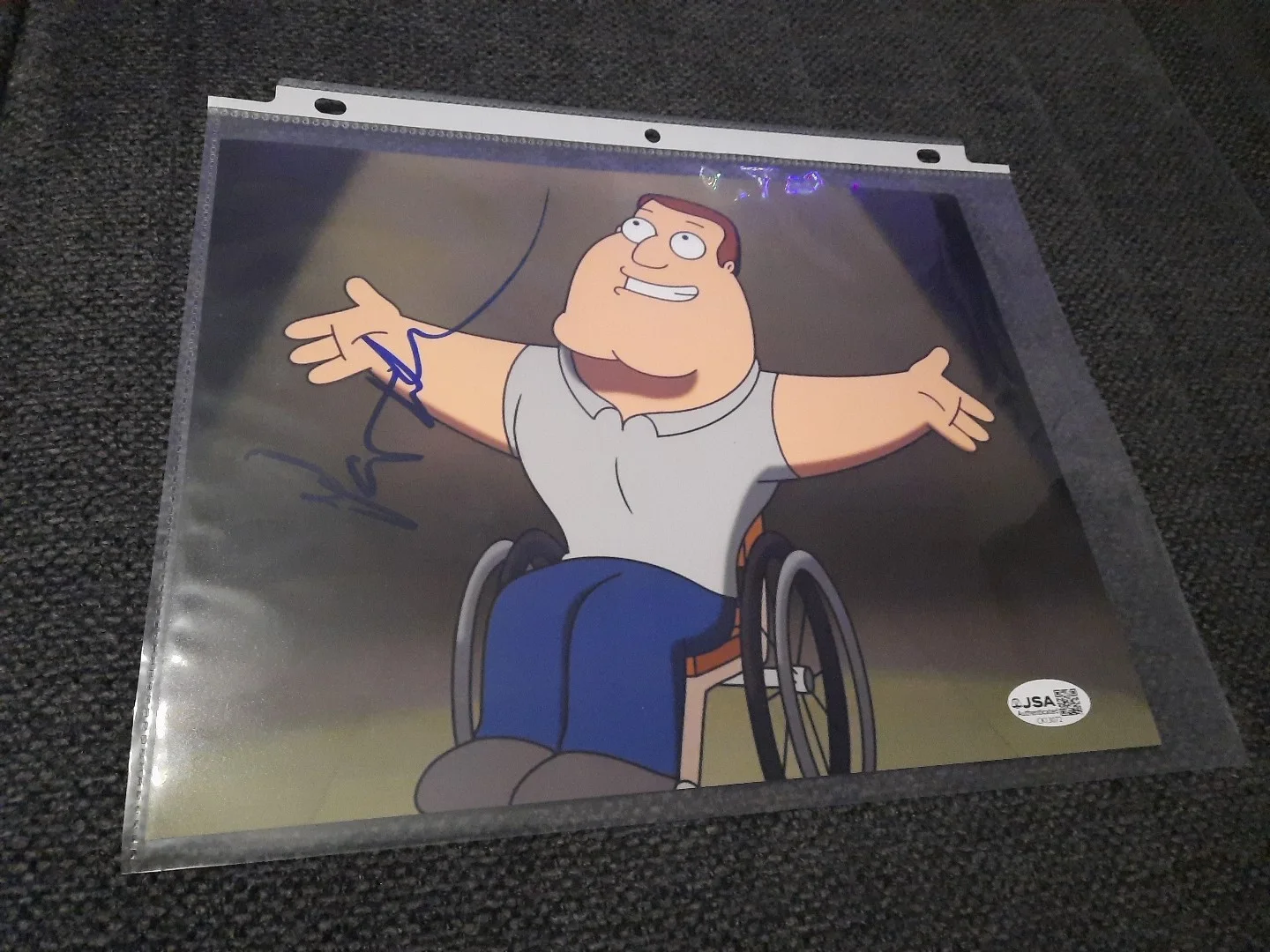 Patrick Warburton — Patrick Warburton signed photo autographed JSA Certified Family Guy Joe Swanson