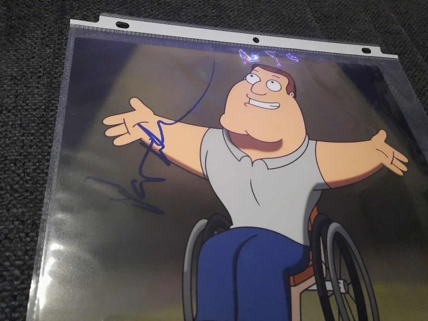 Patrick Warburton — Patrick Warburton signed photo autographed JSA Certified Family Guy Joe Swanson, image 2