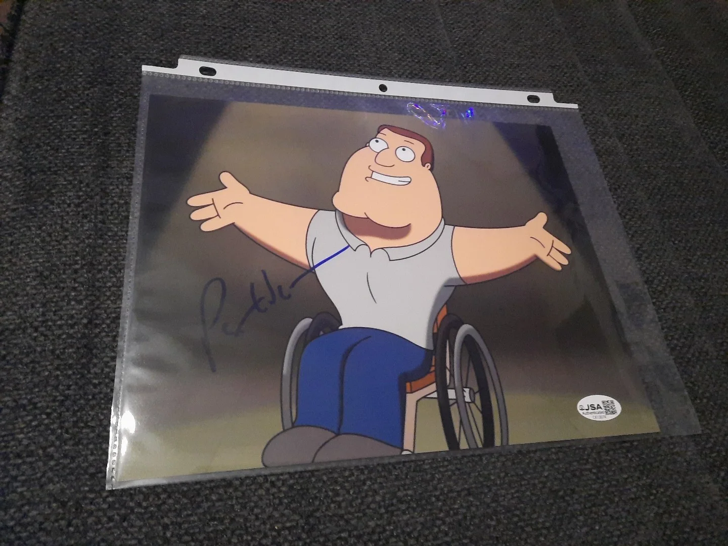 Patrick Warburton — Patrick Warburton signed photo autographed JSA Certified Family Guy Joe Swanson