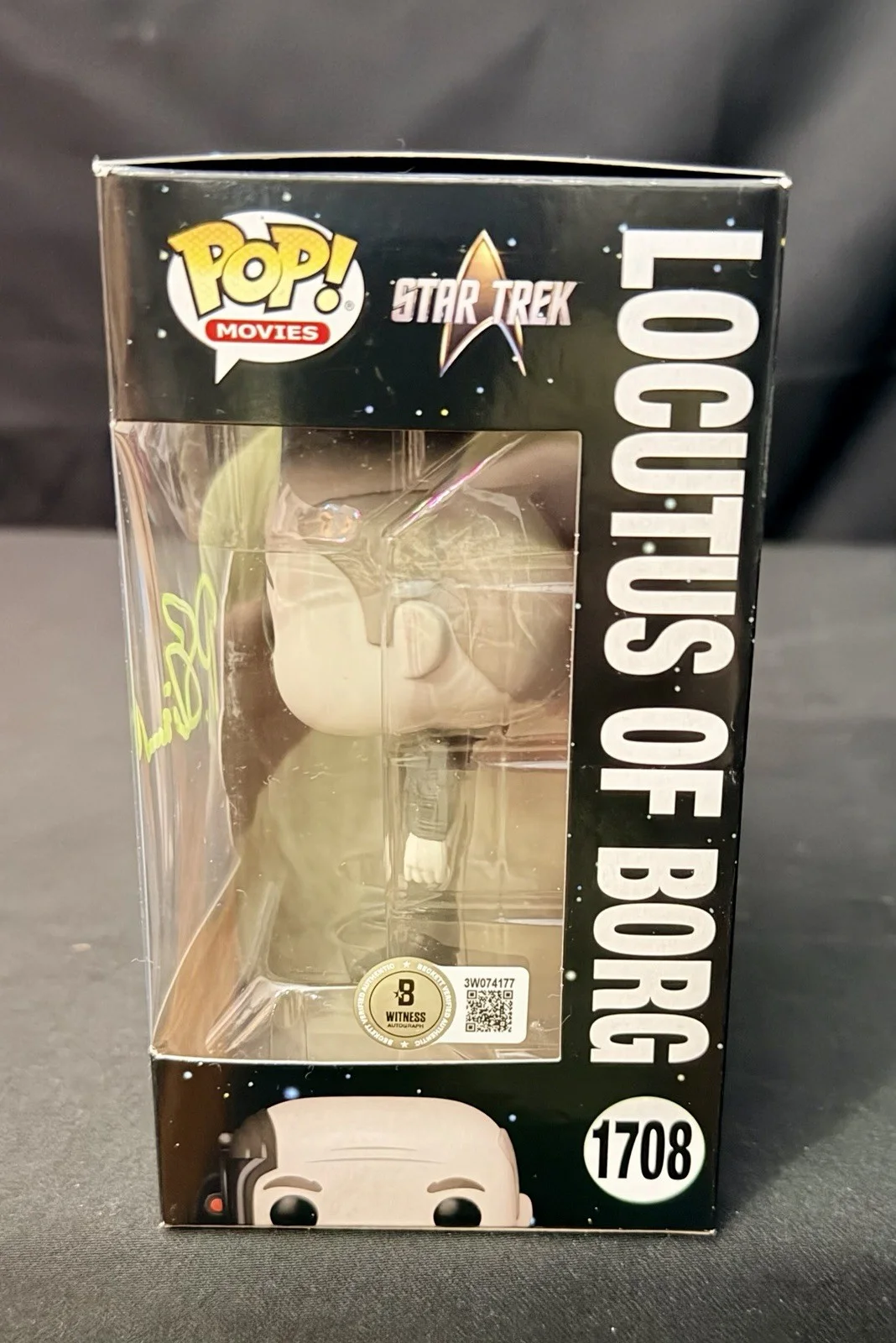 Patrick Stewart — PATRICK STEWART Signed Locutus Borg 1708 Funko BECKETT COA autograph Star Trek, изображение 2