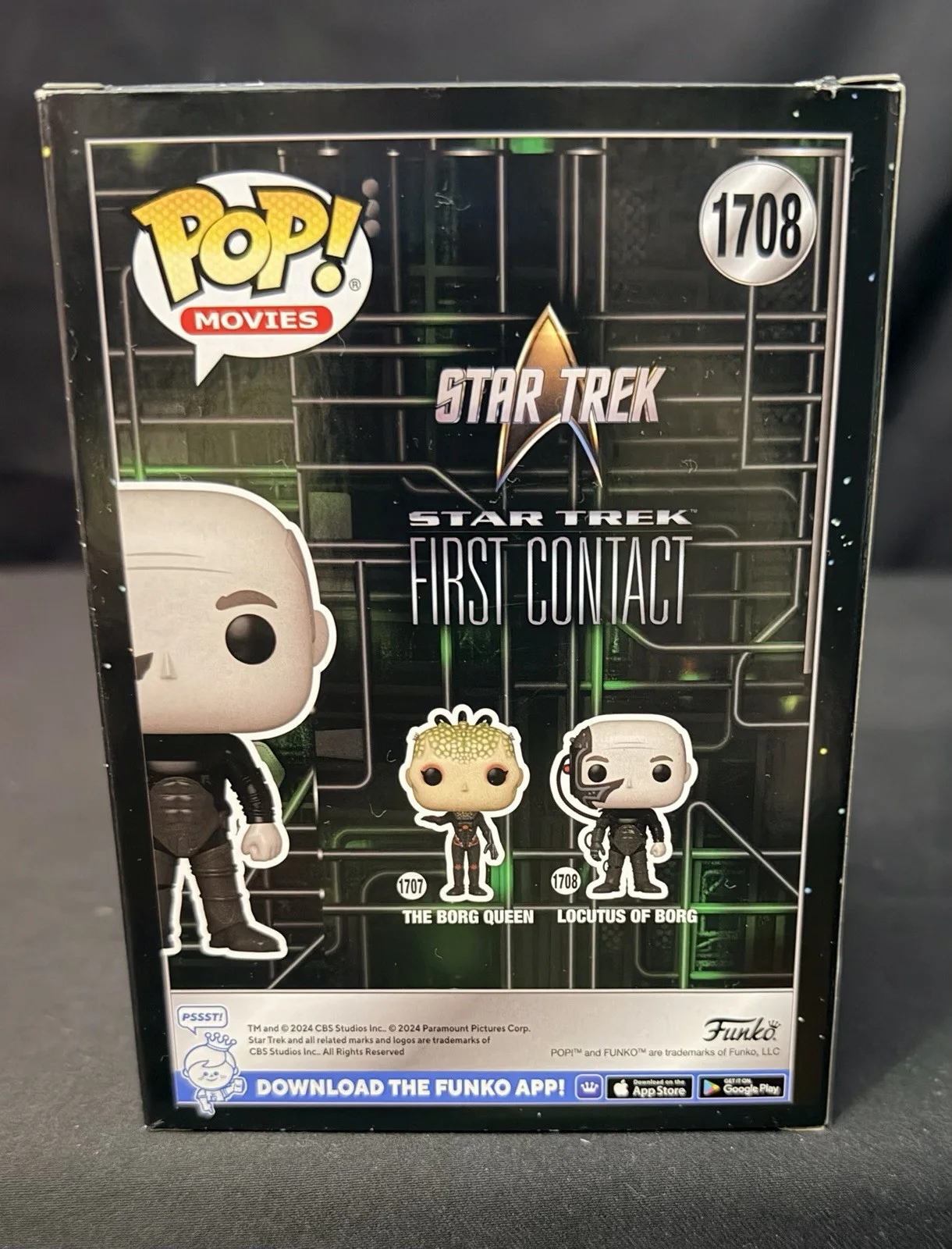 Patrick Stewart — PATRICK STEWART Signed Locutus Borg 1708 Funko BECKETT COA autograph Star Trek, изображение 4