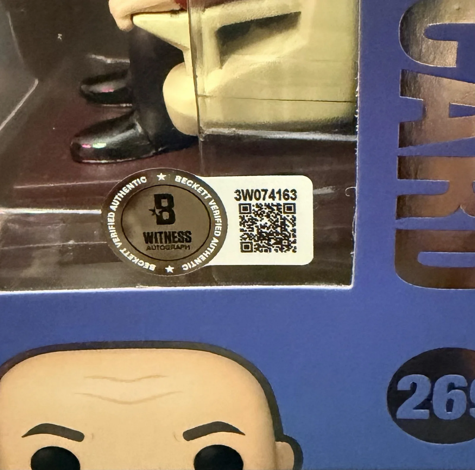 Patrick Stewart — PATRICK STEWART Signed Jean Luc Picard Funko BECKETT COA autograph Star Trek TNG, изображение 2