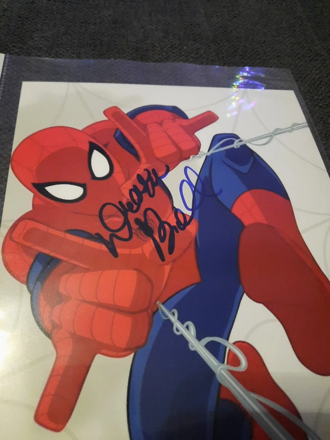 Drake Bell — Drake Bell Actor Signed Spiderman 8x10 Autographed Photo JSA, image 2