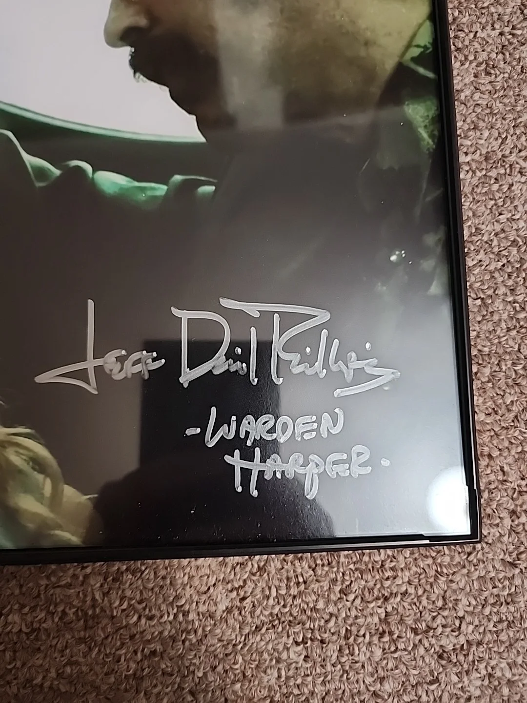 JEFF DANIEL PHILLIPS AUTOGRAPHED SIGNED 8x10 PHOTO 3 FROM HELL BECKETT COA, image 2