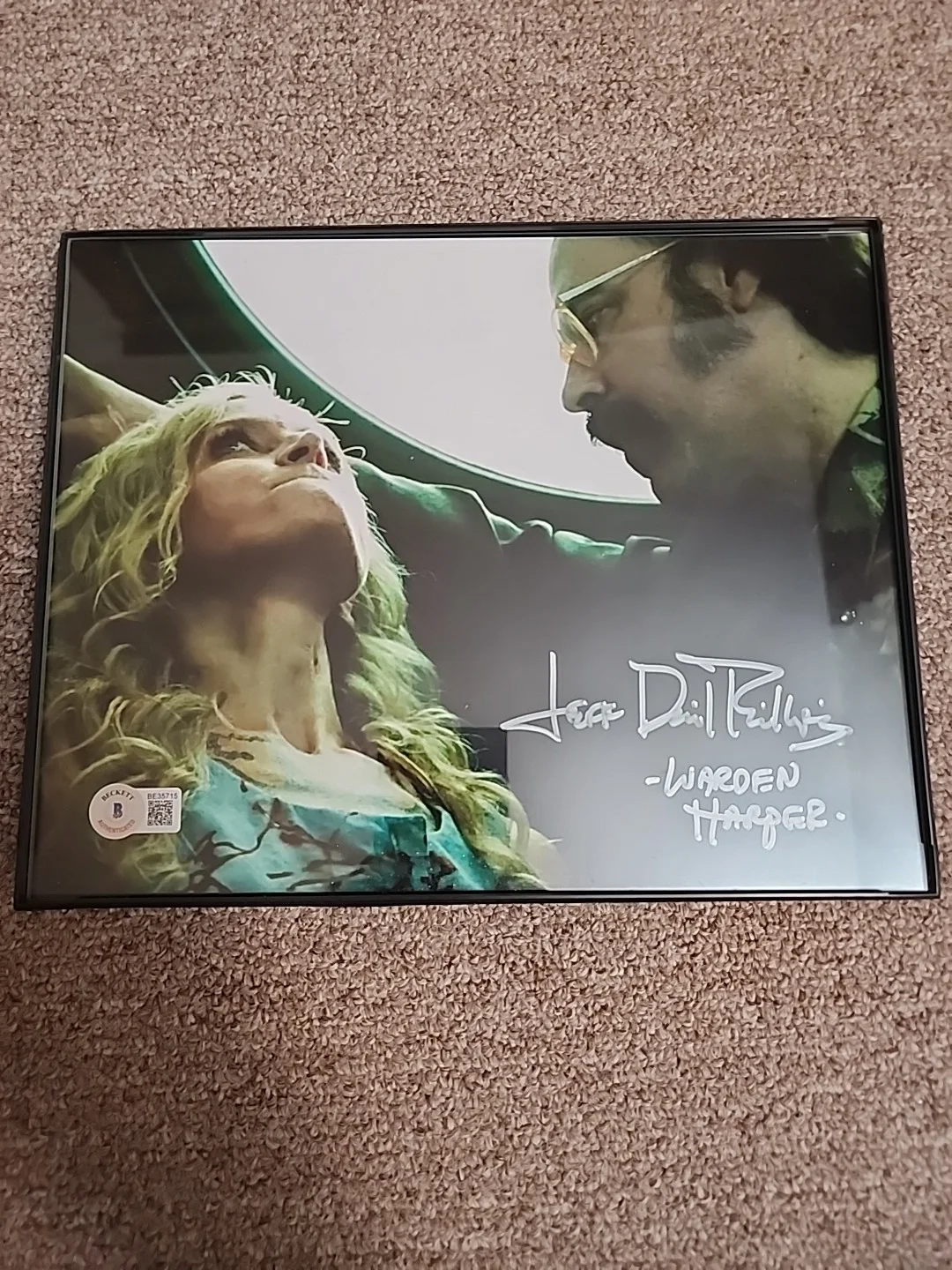 JEFF DANIEL PHILLIPS AUTOGRAPHED SIGNED 8x10 PHOTO 3 FROM HELL BECKETT COA, image 4