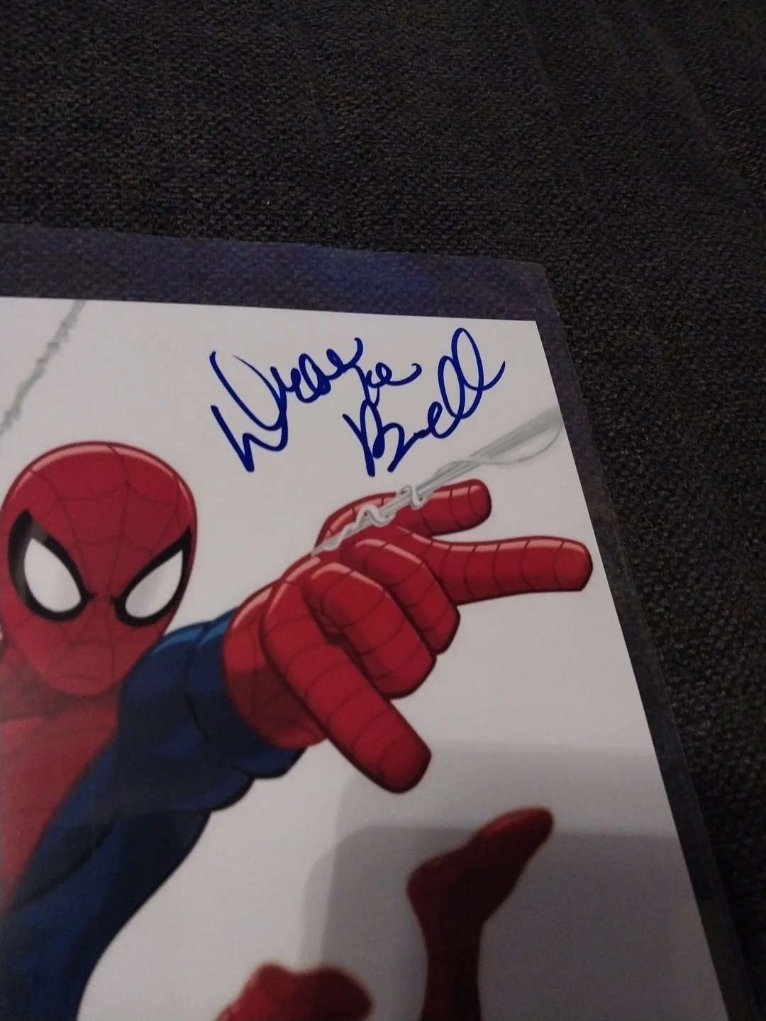 Drake Bell — Drake Bell Actor Signed Spiderman 8x10 Autographed Photo JSA, image 2