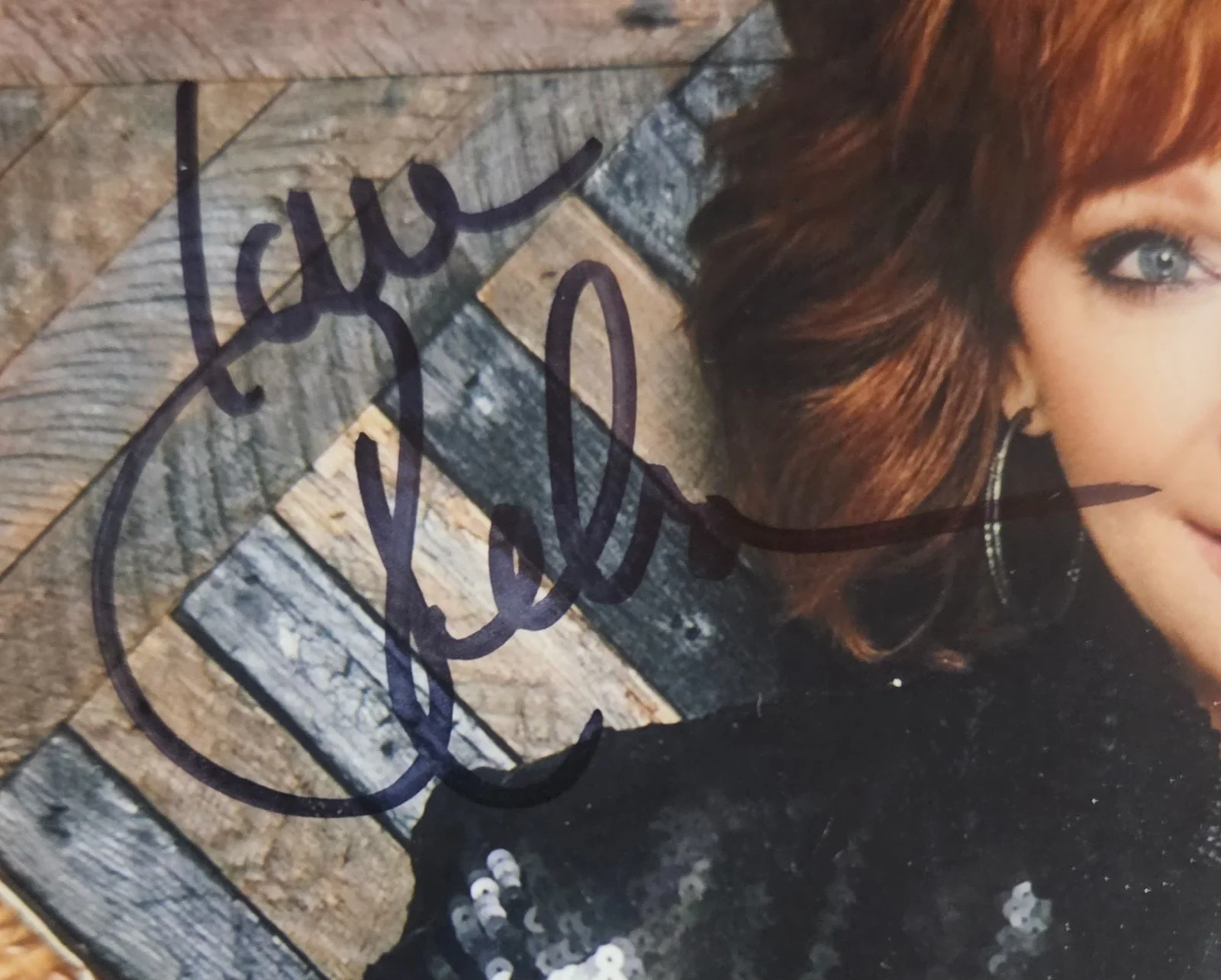 Reba McEntire Hand Signed Autograph Photo Country Legend Singer I'm A Survivor, изображение 2