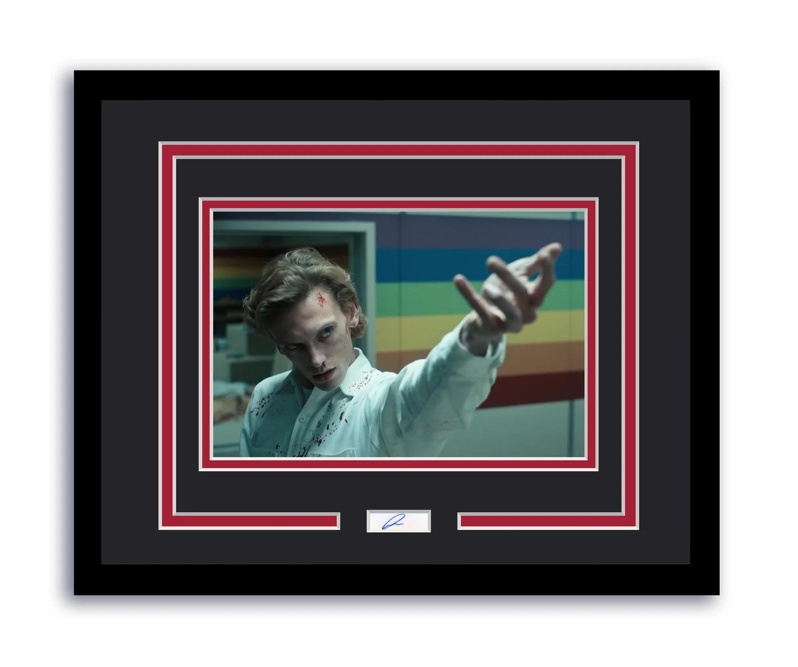 Jamie Campbell Bower — Stranger Things Jamie Campbell Bower Autographed 11x14 Framed Photo Vecna ACOA