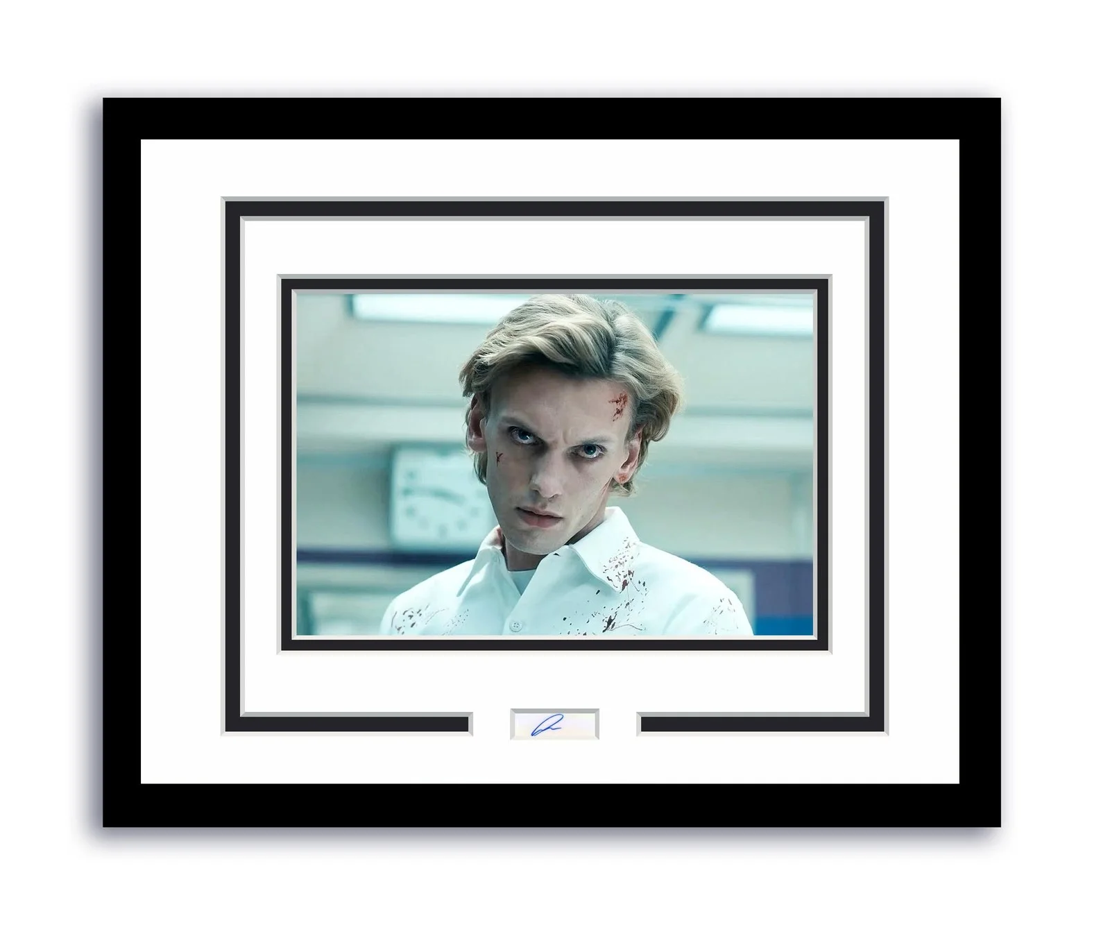 Jamie Campbell Bower — Stranger Things Jamie Campbell Bower Autographed 11x14 Framed Photo Vecna ACOA