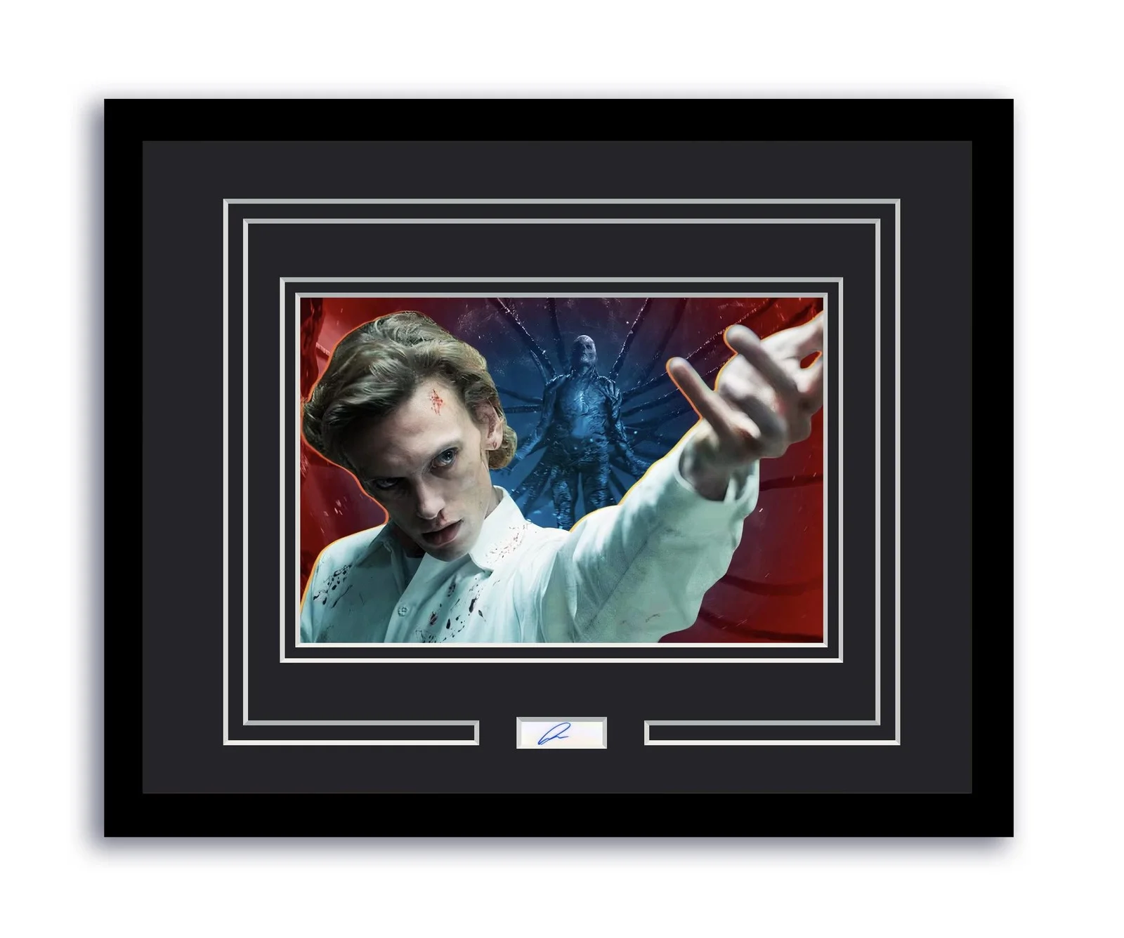 Jamie Campbell Bower — Stranger Things Jamie Campbell Bower Autographed 11x14 Framed Photo Vecna ACOA