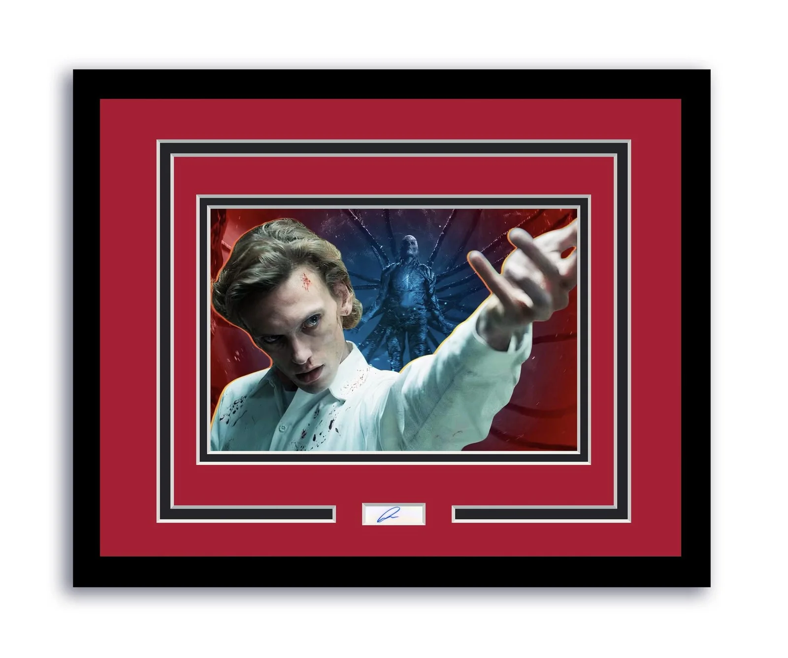 Jamie Campbell Bower — Stranger Things Jamie Campbell Bower Autographed 11x14 Framed Photo Vecna ACOA