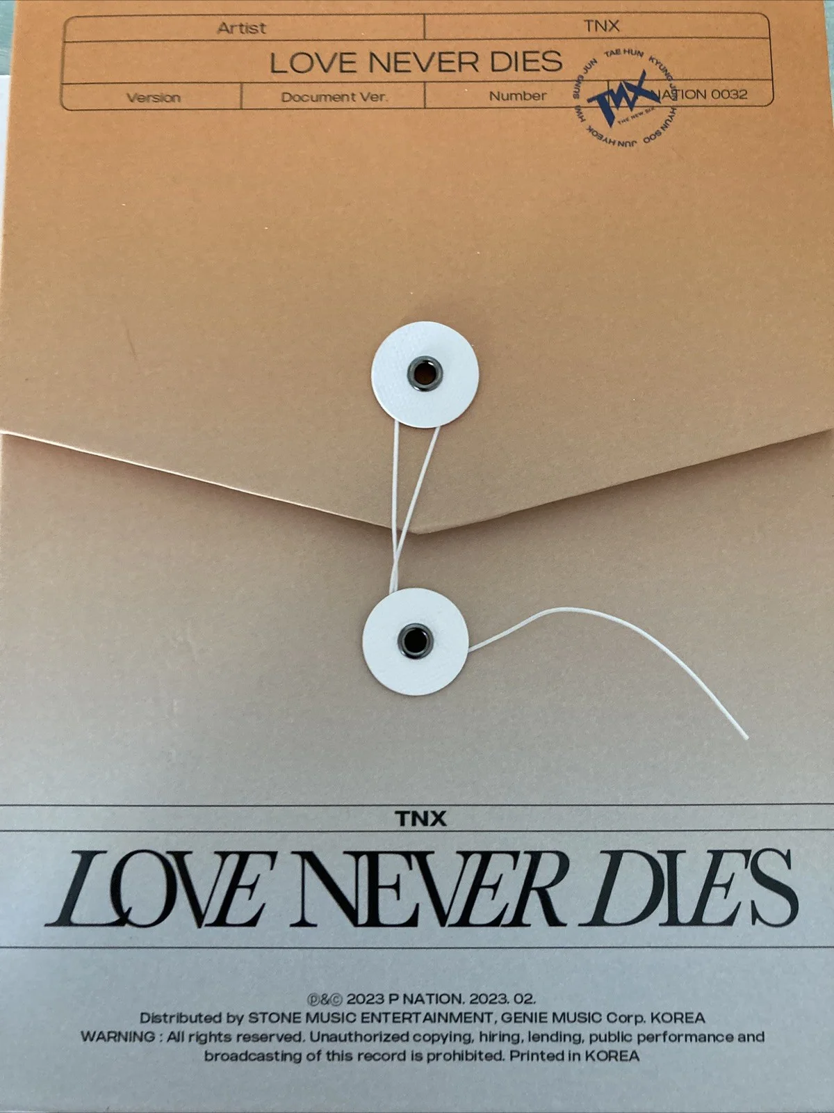 TNX - Love Never Dies CD Mini Album Promo 2023 K-Pop (3 Pieces), image 2