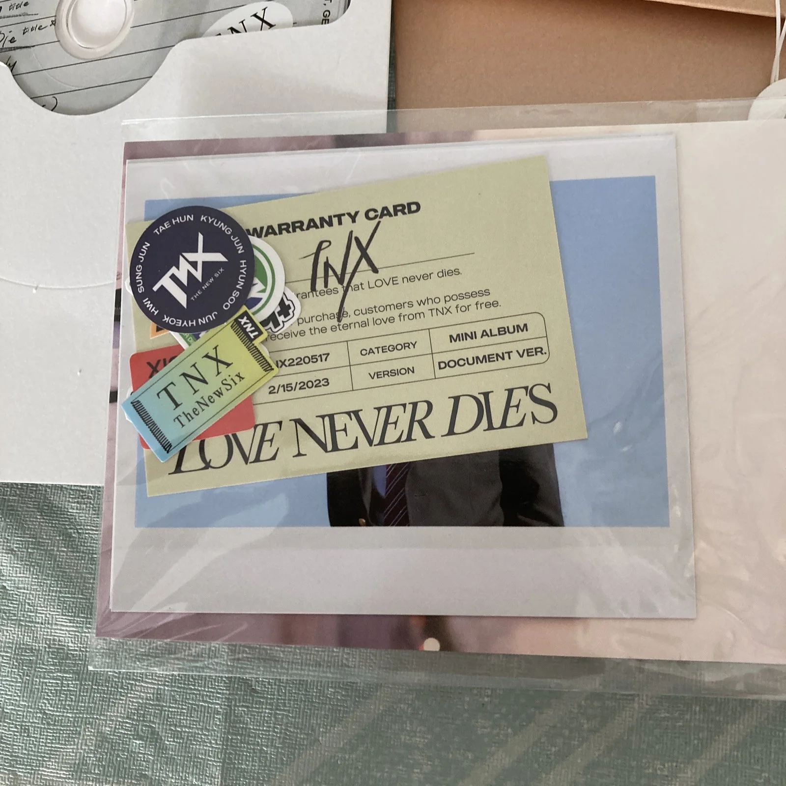 TNX - Love Never Dies CD Mini Album Promo 2023 K-Pop (3 Pieces), image 5