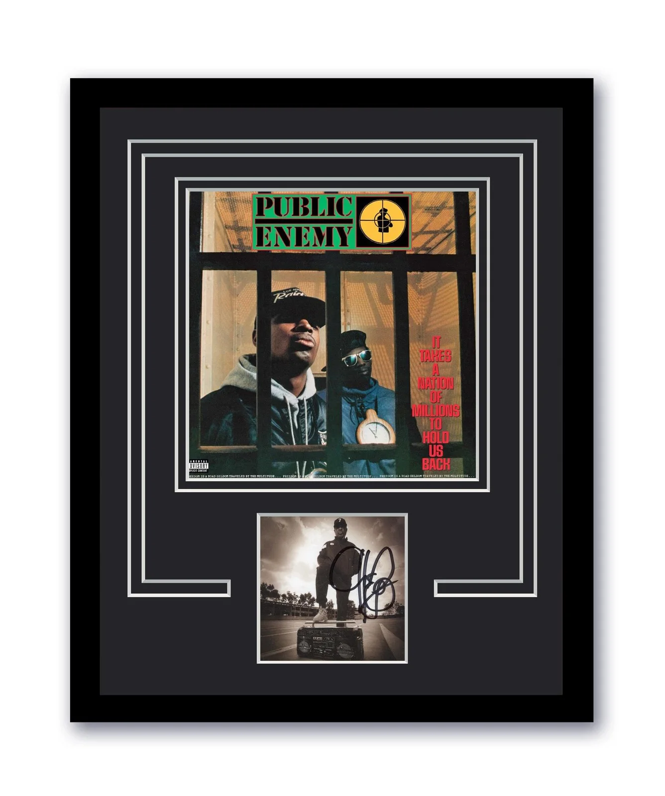 Chuck D — Public Enemy Chuck D Autographed Signed 11x14 Framed Photo Rap Hip-Hop ACOA