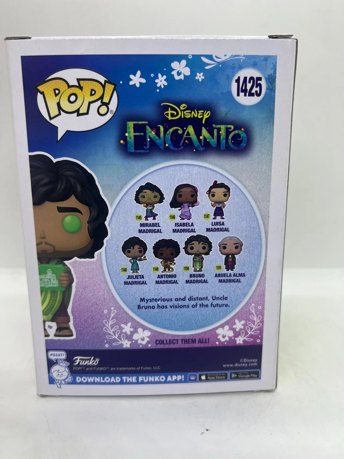 John Leguizamo Signed Bruno Madrigal Funko Pop Encanto Disney #1425 ACOA, image 4