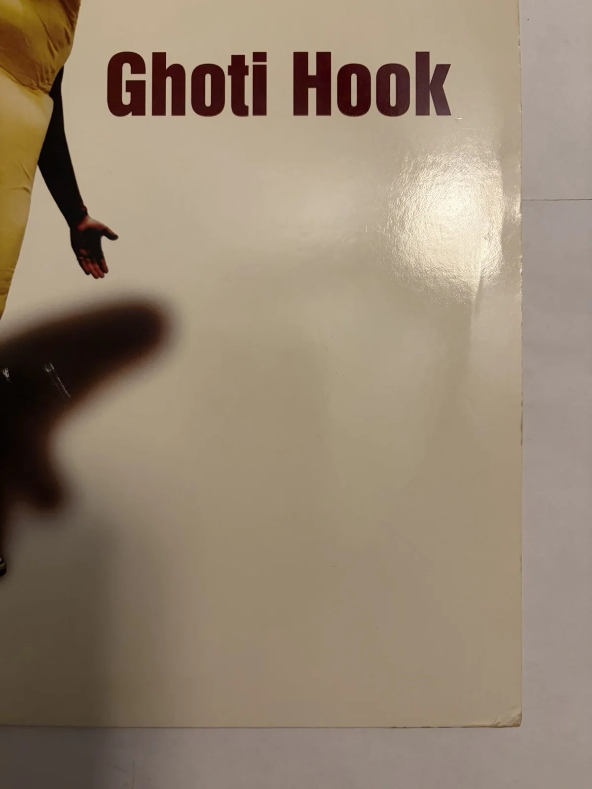 Ghoti Hook Banana Man Signed Autographed 1997 Orange White Marbled Vinyl Record, изображение 3
