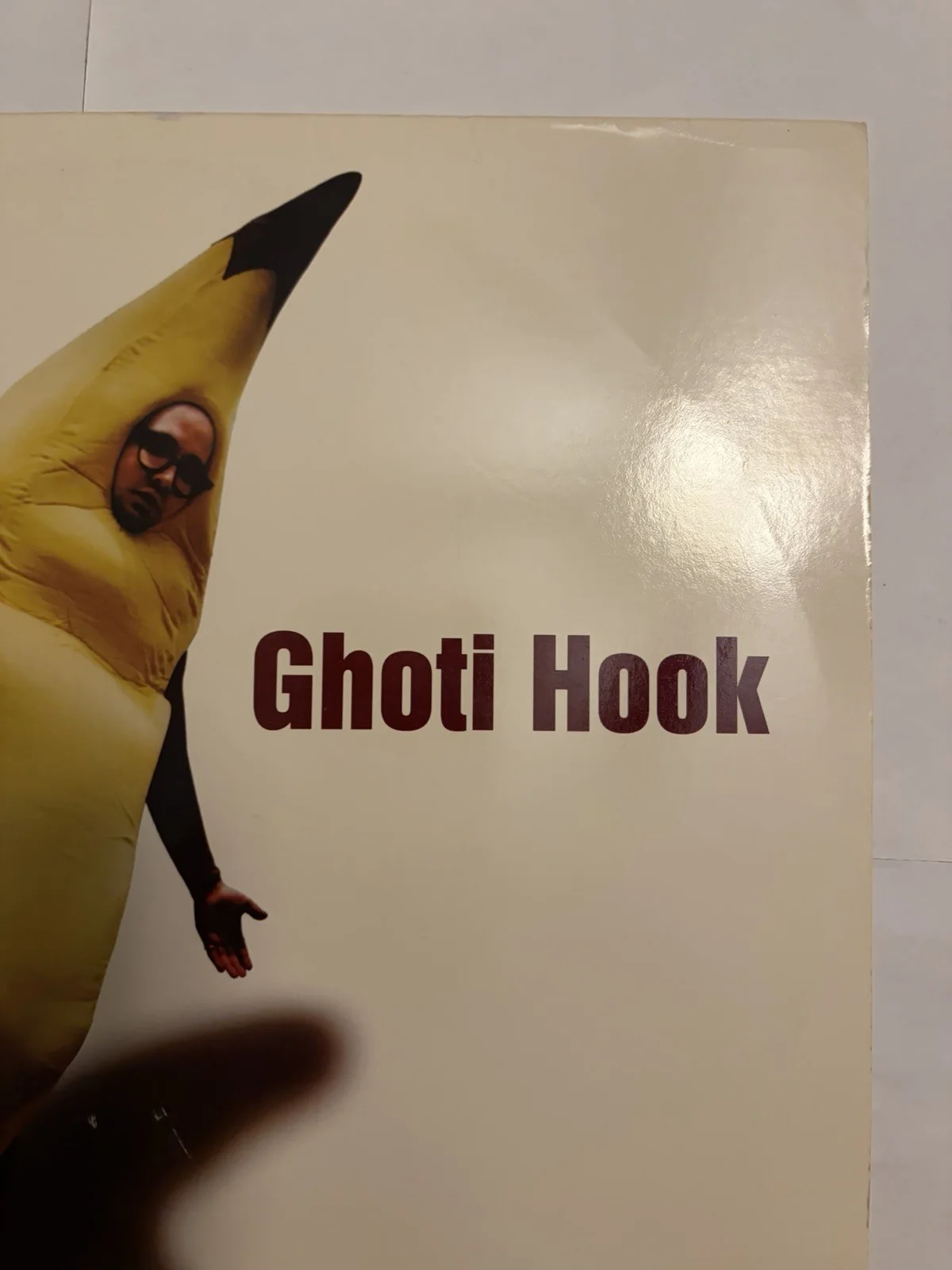 Ghoti Hook Banana Man Signed Autographed 1997 Orange White Marbled Vinyl Record, изображение 4