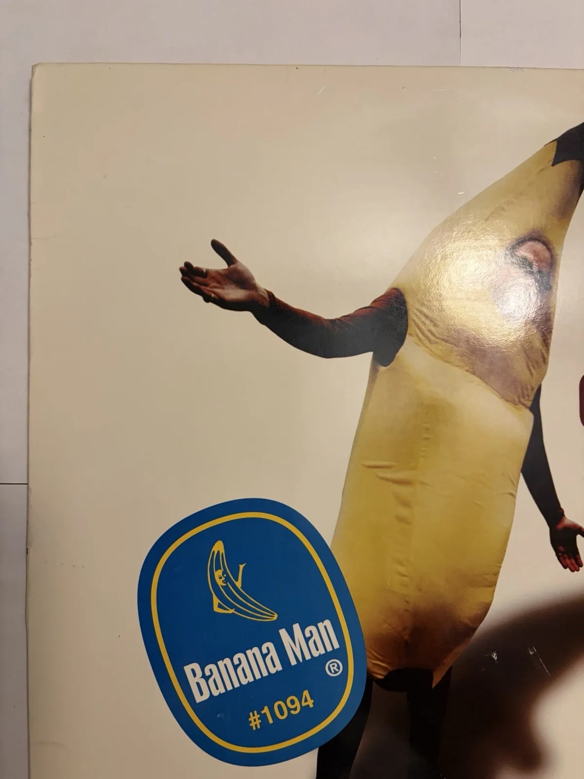 Ghoti Hook Banana Man Signed Autographed 1997 Orange White Marbled Vinyl Record, изображение 5