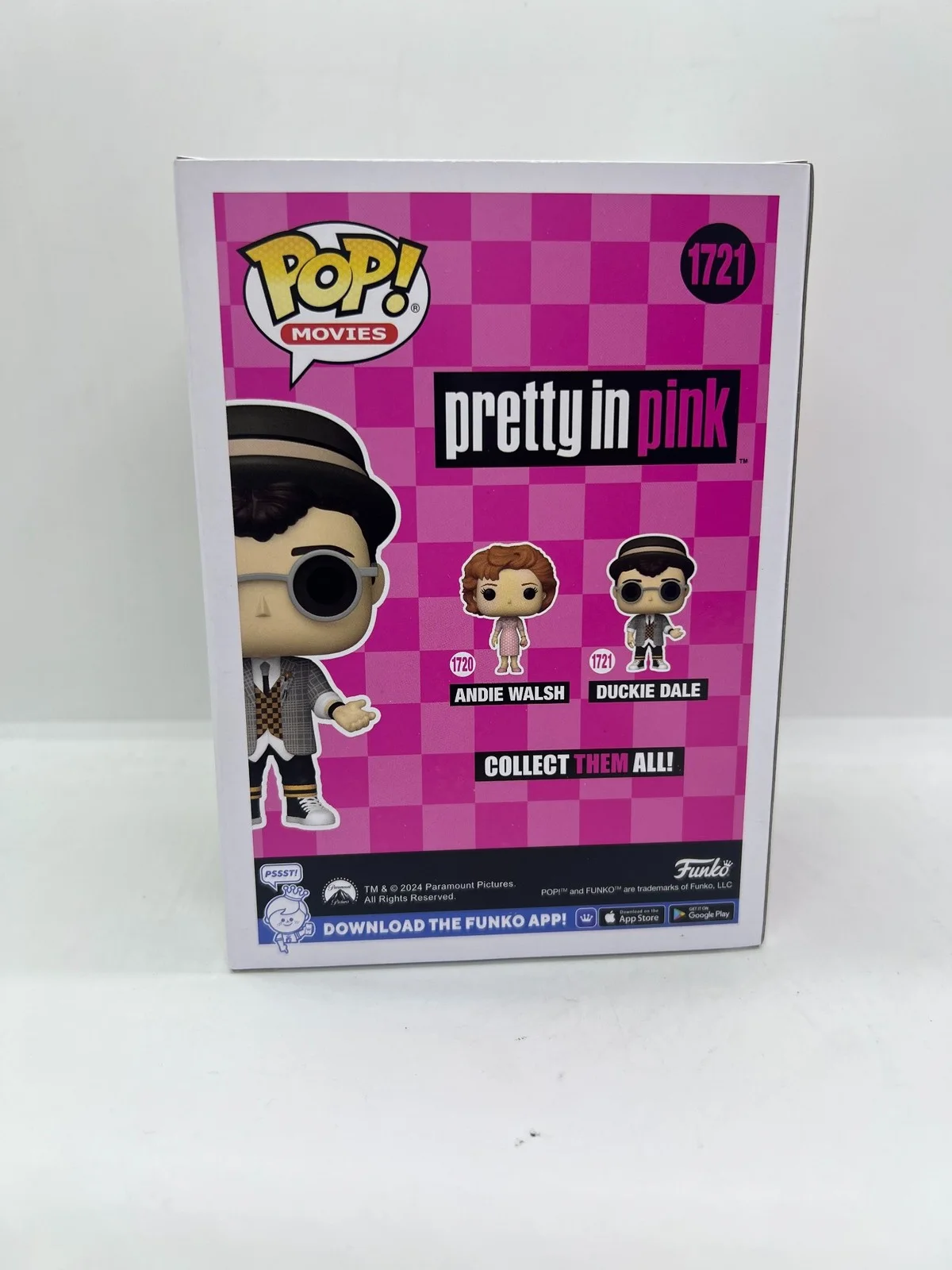 Jon Cryer Signed Duckie Dale Funko Pop Pretty In Pink #1721 ACOA, image 4