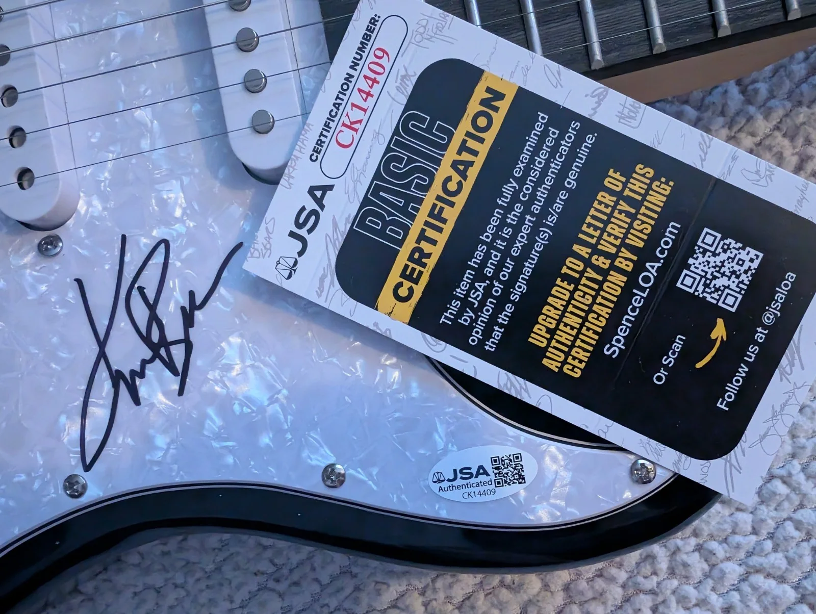 Kane Brown — Kane Brown Signed Electric Guitar Miles On It Thank God Be Like That Memory JSA, изображение 4